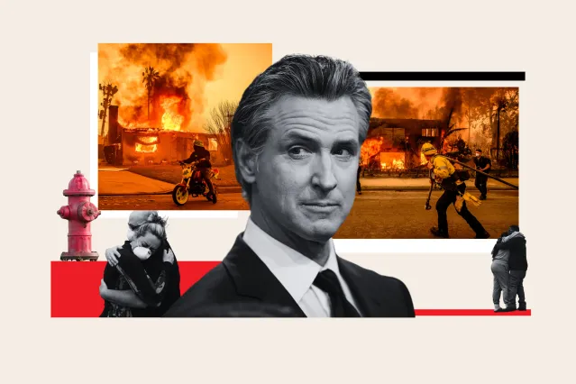 Gavin Newsom recall LA Wildfires