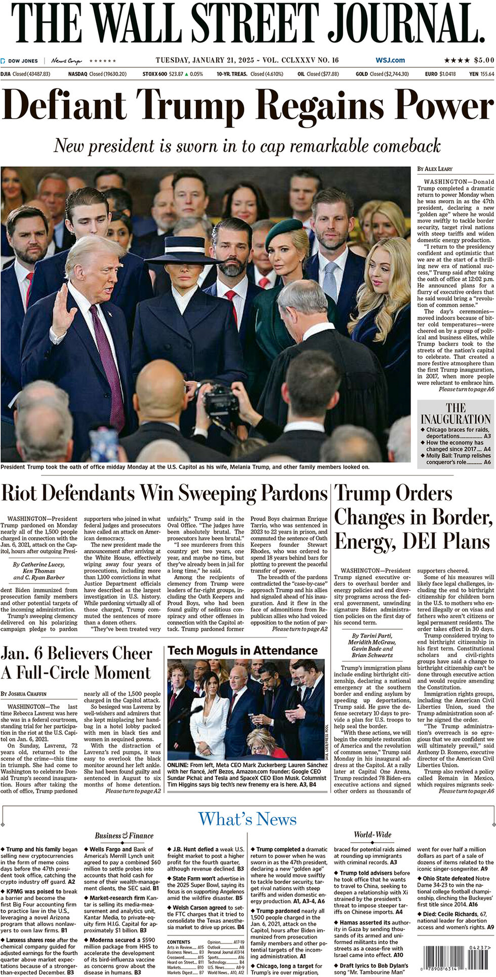 Great Wall of America, Turbo Trump: How Newspapers Reacted to