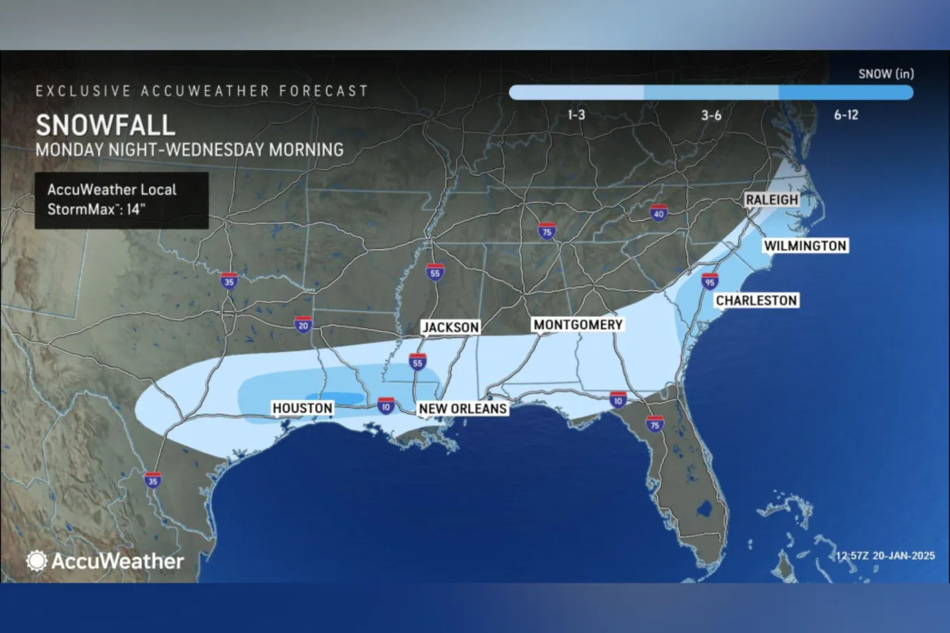 Florida Snow Map Shows Counties To Get Hit Hardest - Newsweek