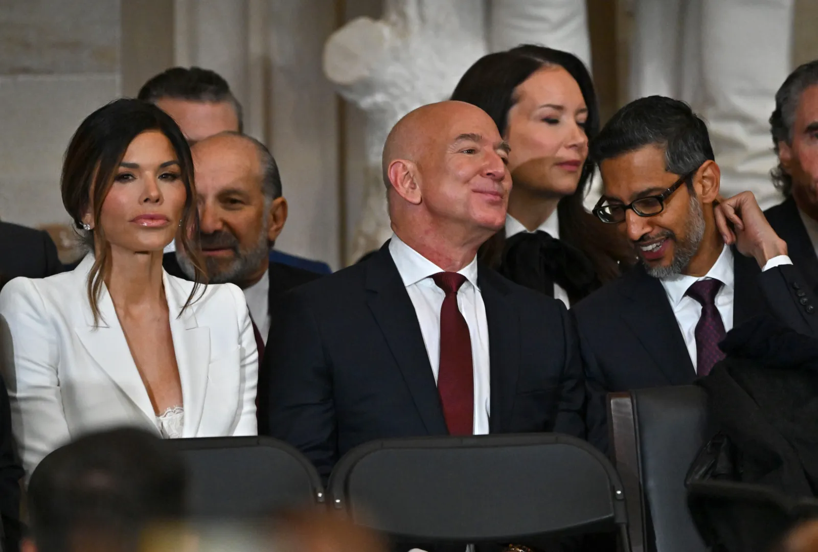 Jeff Bezos' Fiancée Lauren Sanchez Reacts to Inauguration Outfit Backlash - Newsweek