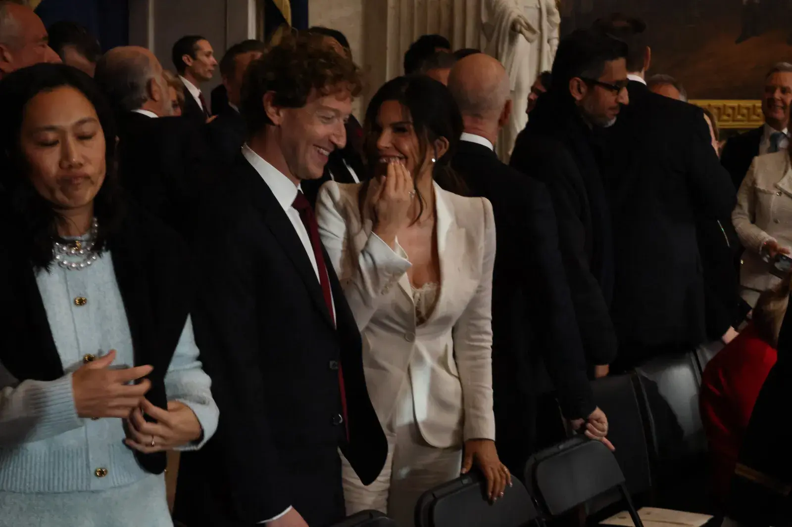 Mark Zuckerberg and Lauren Sánchez