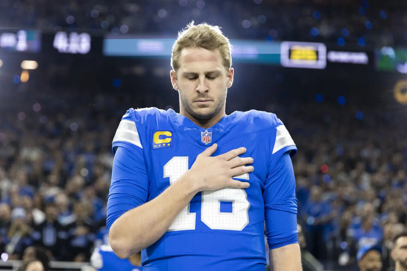 Lions QB Jared Goff Says He Wasn't Aware of Rule That Cost Team a TD