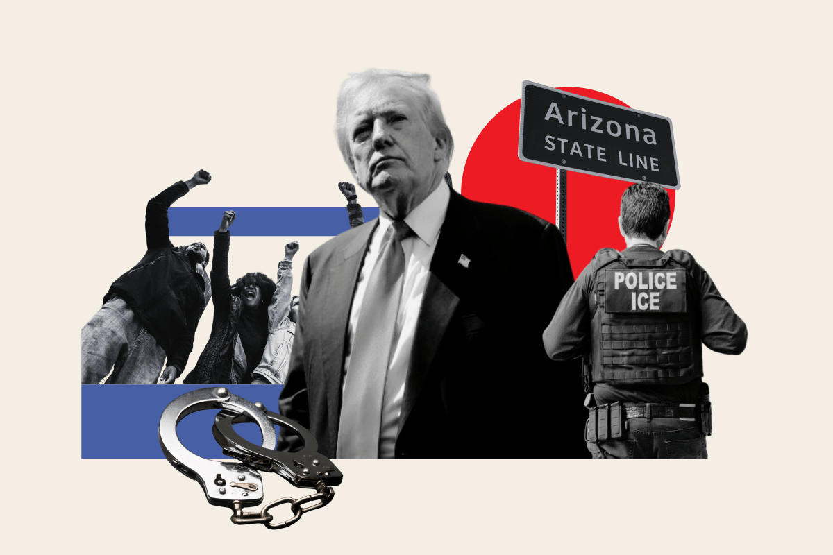 Donald Trump Faces Democrat Resistance Over ICE Raids in Arizona - Newsweek
