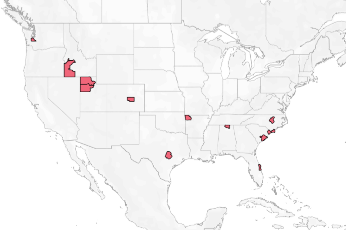 Map Reveals 10 Best Big and Small Cities in the US for Economic Growth ...