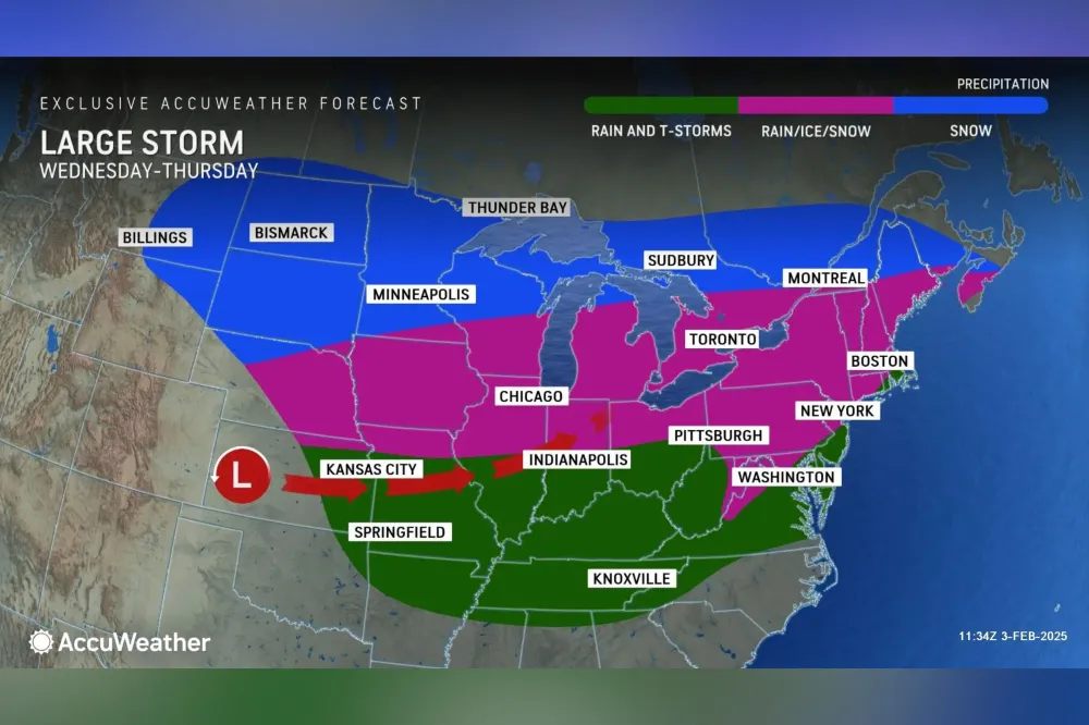 Snow, Ice Maps Show Which States Will Be Hit Hardest - Newsweek