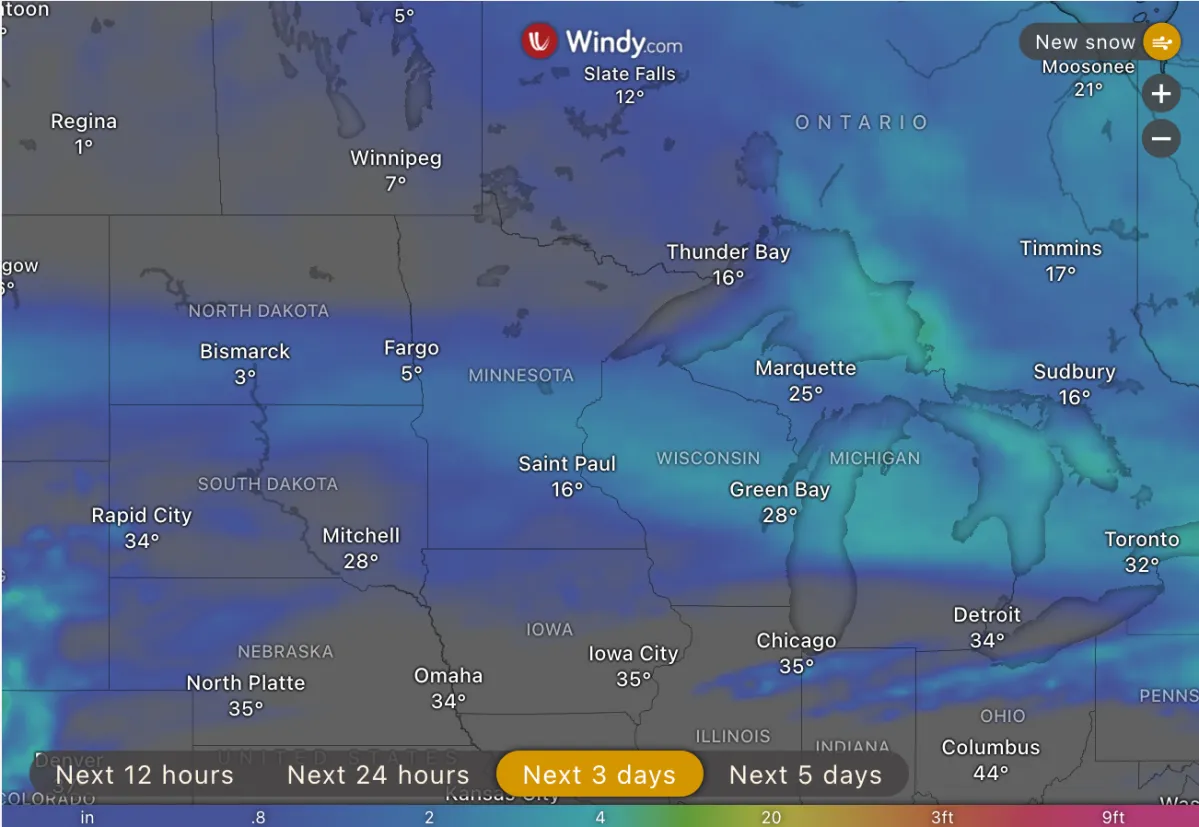 Minnesota, Wisconsin Expecting Snow—Live Tracker - Newsweek