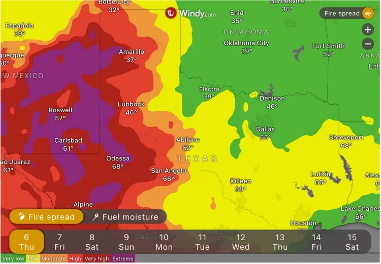 Texas Wildfire Warning Issued—Live Tracker - Newsweek