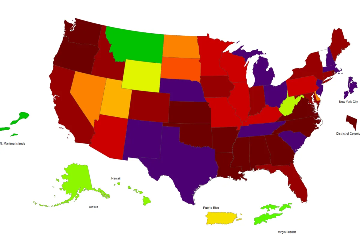 Flu Map Shows States With Highest Levels As Cases Surge - Newsweek