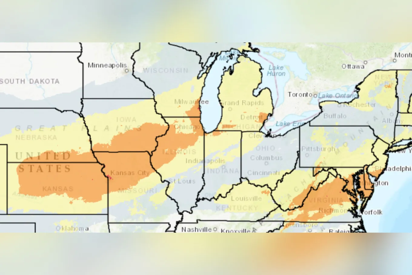 Winter Storm Map Shows Where Double Whammy Will Hit Hardest - Newsweek