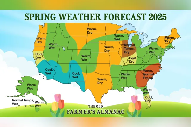 Old Farmer’s Almanac Predicts US Weather for Spring 2025 - Newsweek