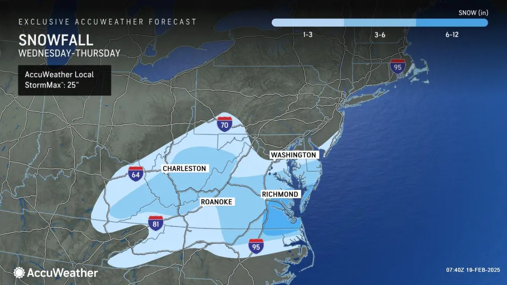 Winter Storm Map As Some Interstates ‘May Be Forced to Close’ - Newsweek