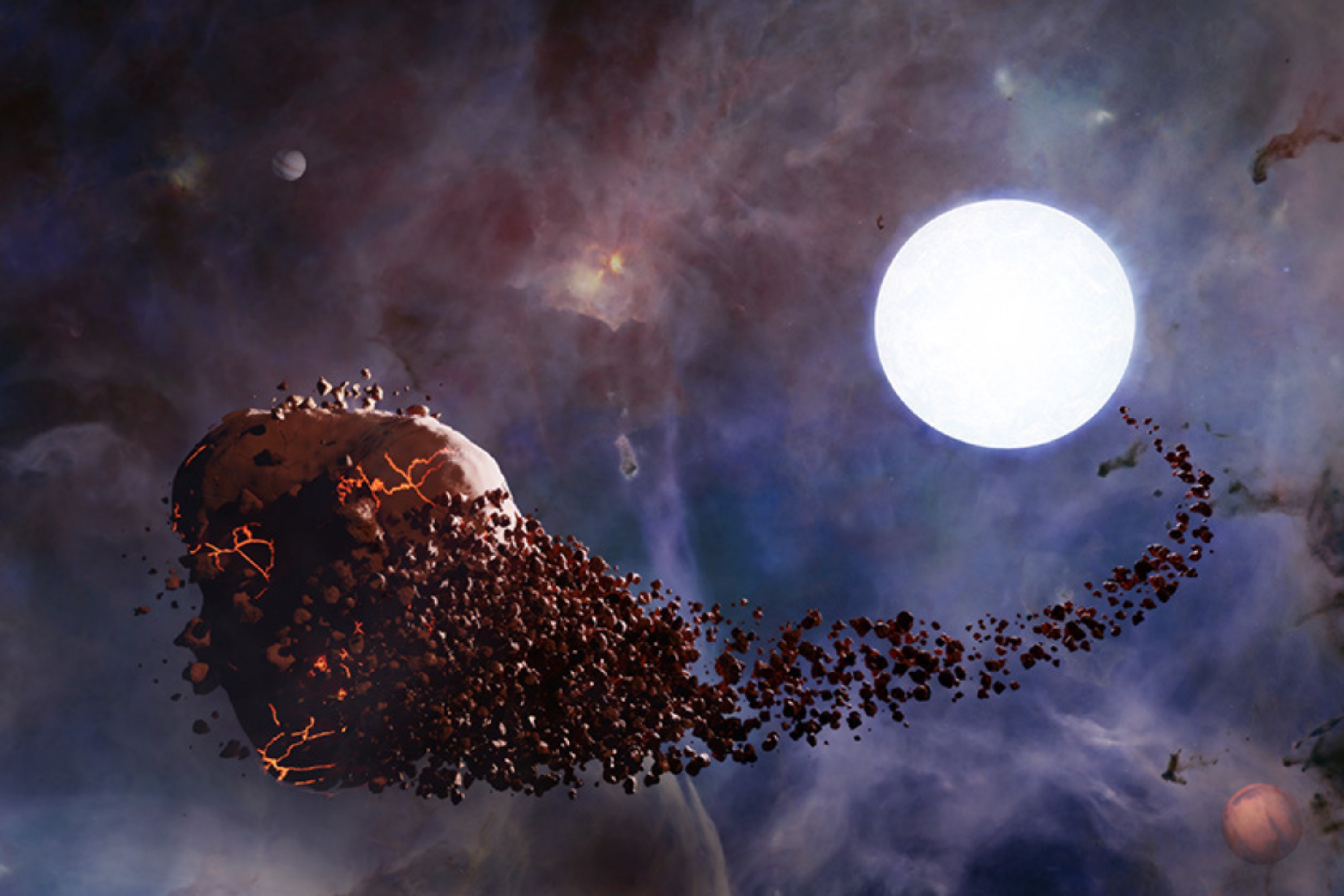 Astronomers Trace Mysterious Signal to Destroyed Planet - Newsweek