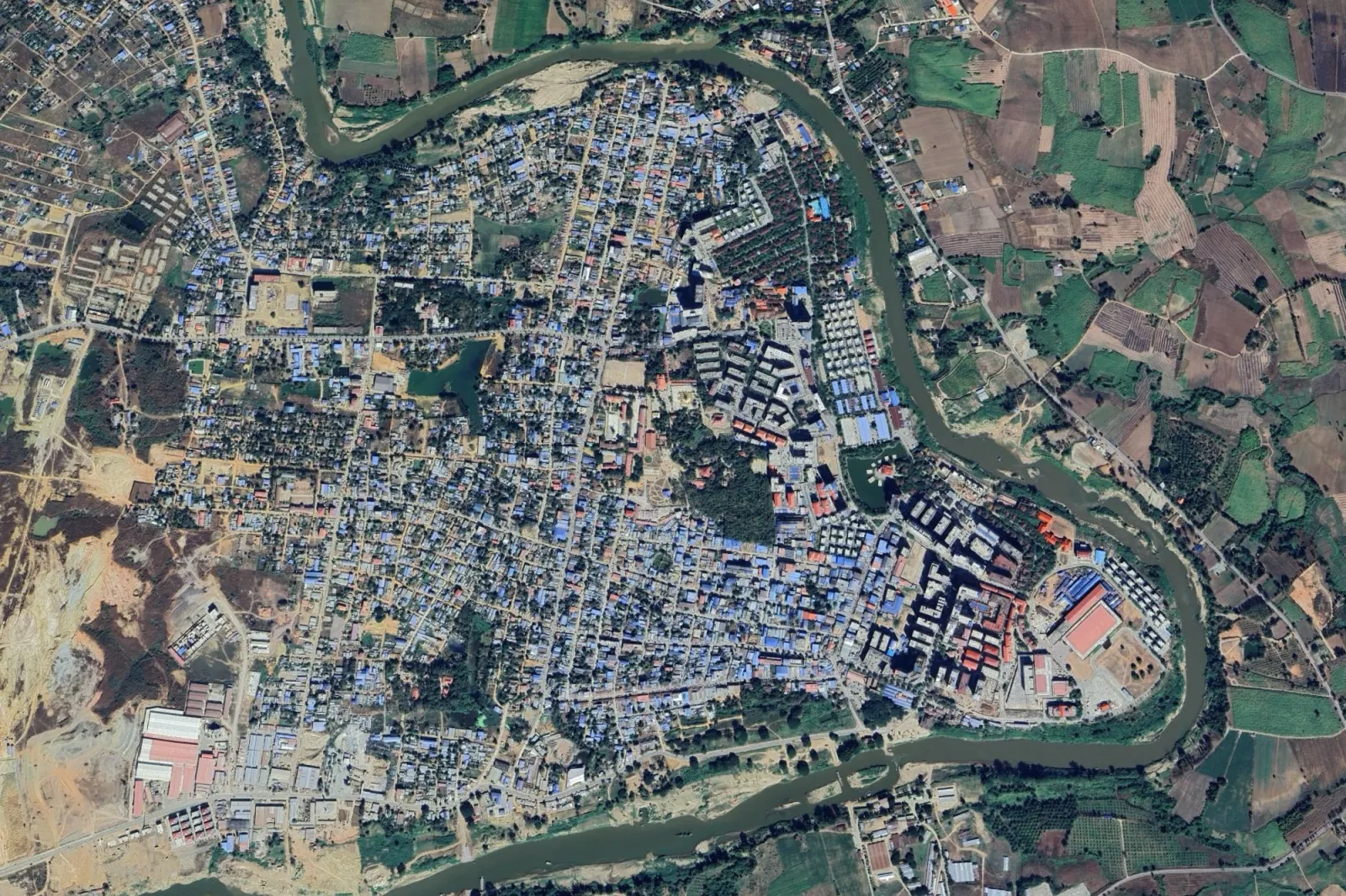 Satellite Photos Show Scamming Capital of the World