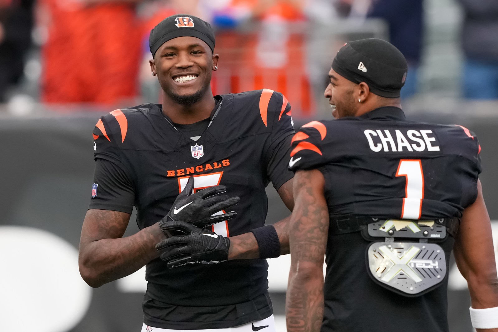 Image for Tee Higgins Joins Rare Company With Incredible Touchdown Against Bears