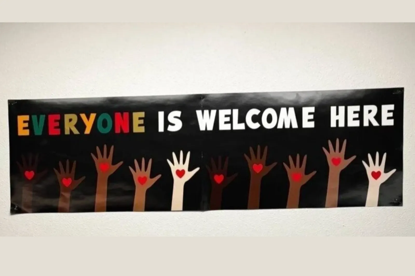 School Removes 'Everyone Is Welcome' Poster: What We Know - Newsweek