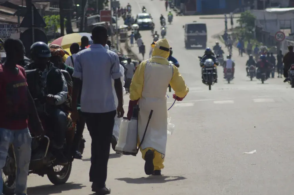 Protesters March on Ebola Center in Sierra Leone