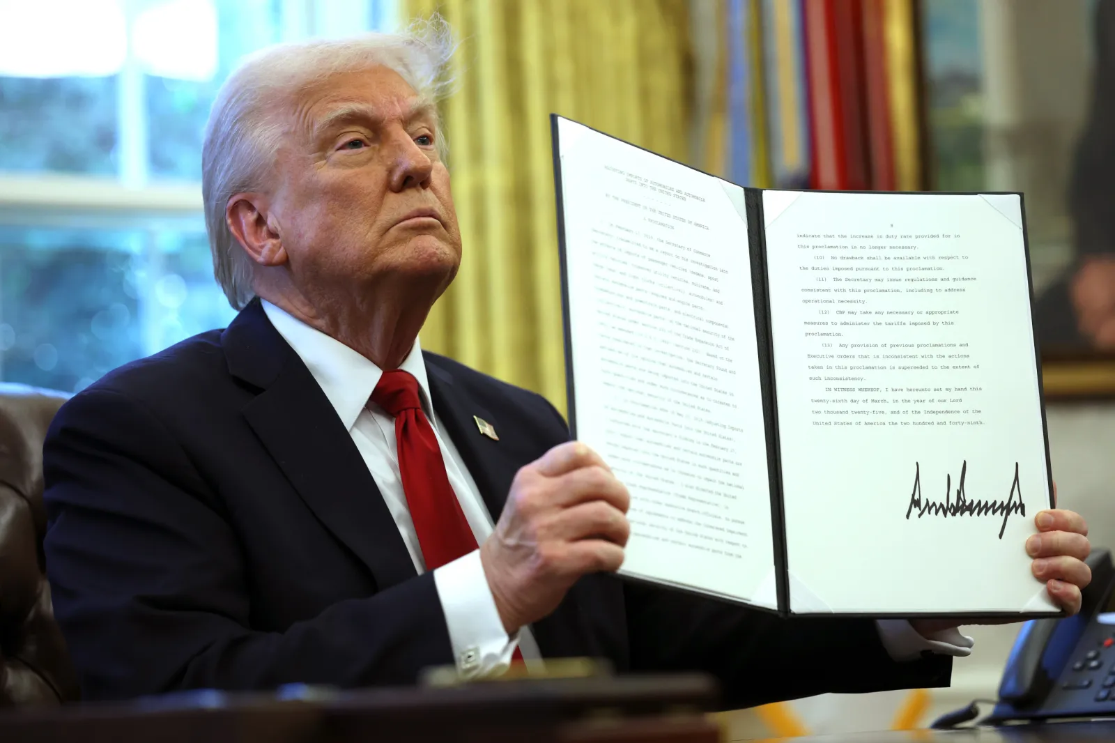 Trump Announces 25 Percent Tariff on Cars Made Outside US: ‘Liberation ...