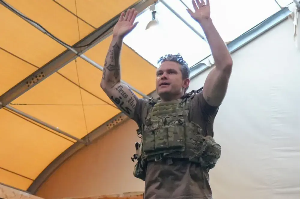 Pete Hegseth Got a New Tattoo in Arabic. Here’s What It Means
