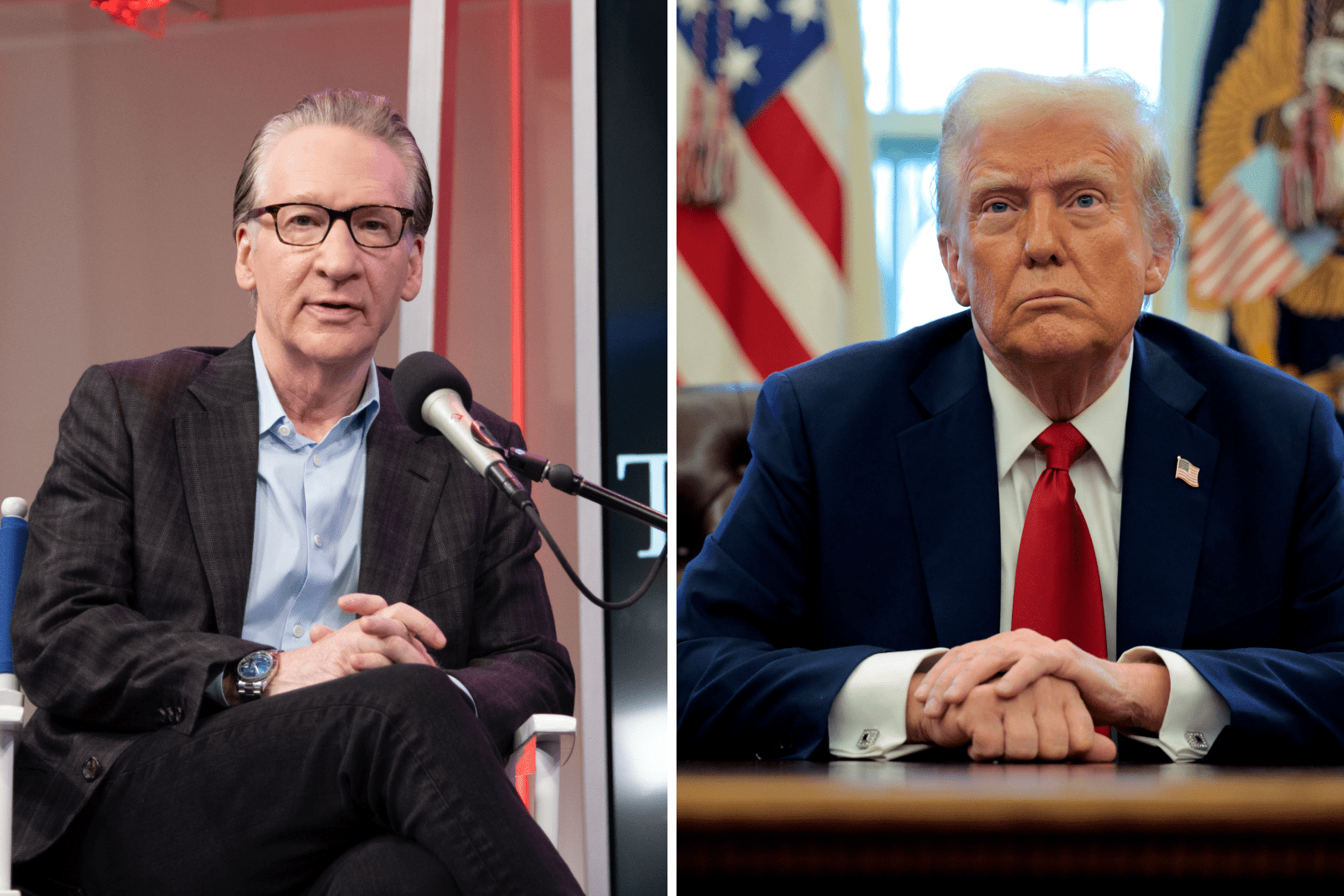 newsweek.com - Emma Marsden - Trump Tears Into Bill Maher After Gavin Newsom Interview