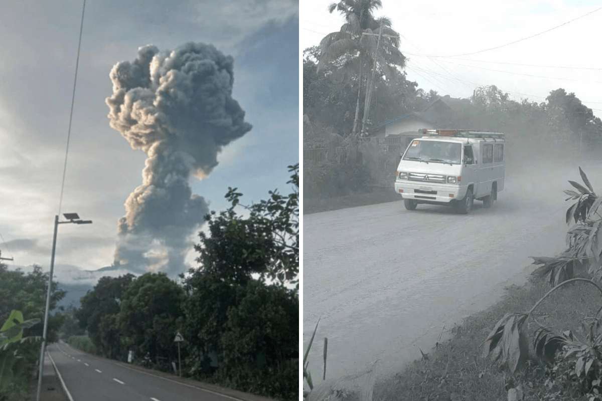 Philippines’ Kanlaon Volcano: Timelapse Video Shows Explosive Eruption ...