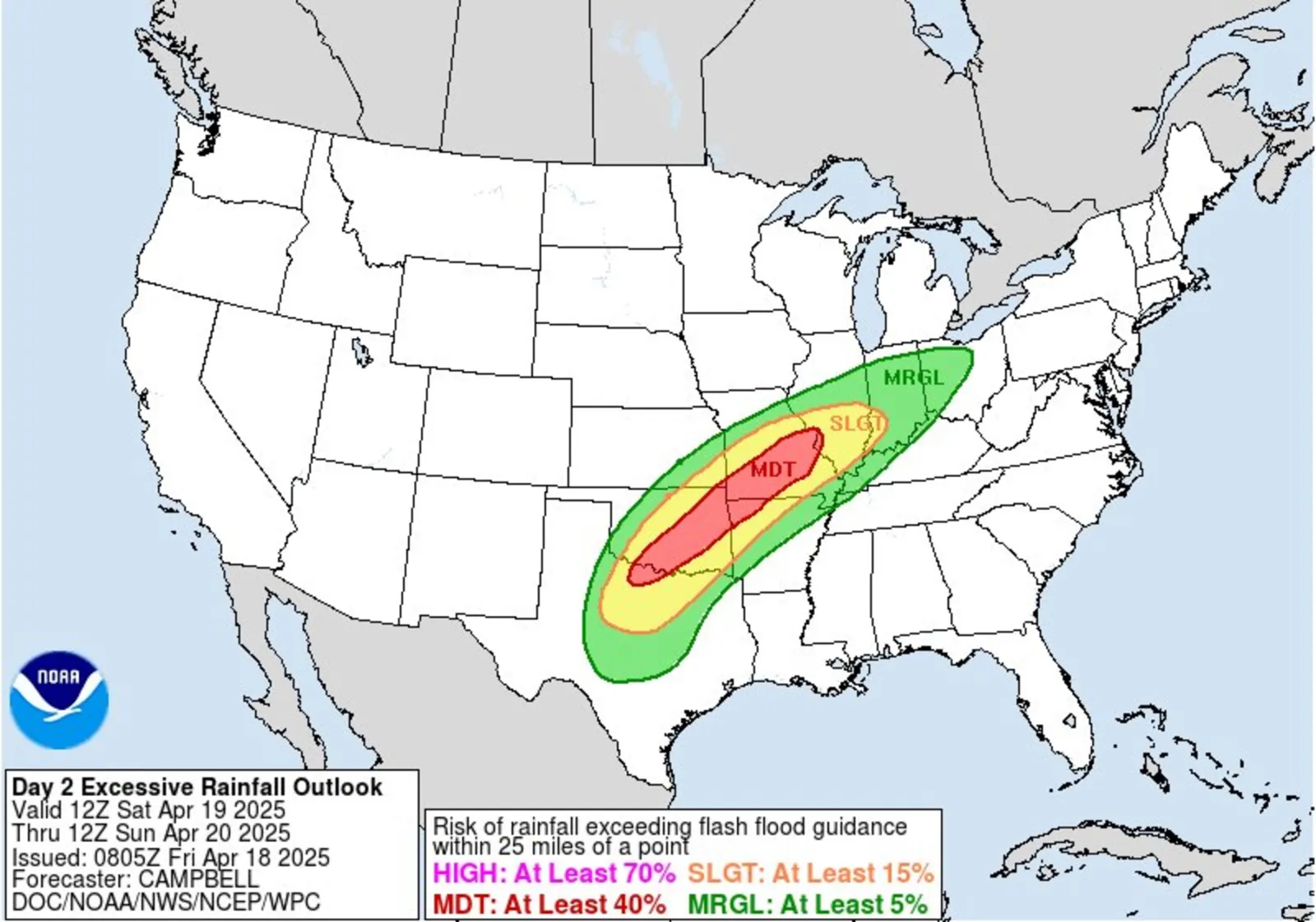 Map Shows Where 20 Million People Face ‘Significant’ Flood Threat ...