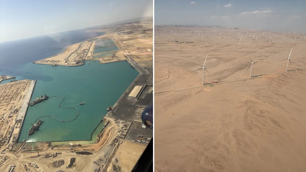 Neom Ramp Aerial Images Show Progress at World’s Biggest Construction Site - Newsweek