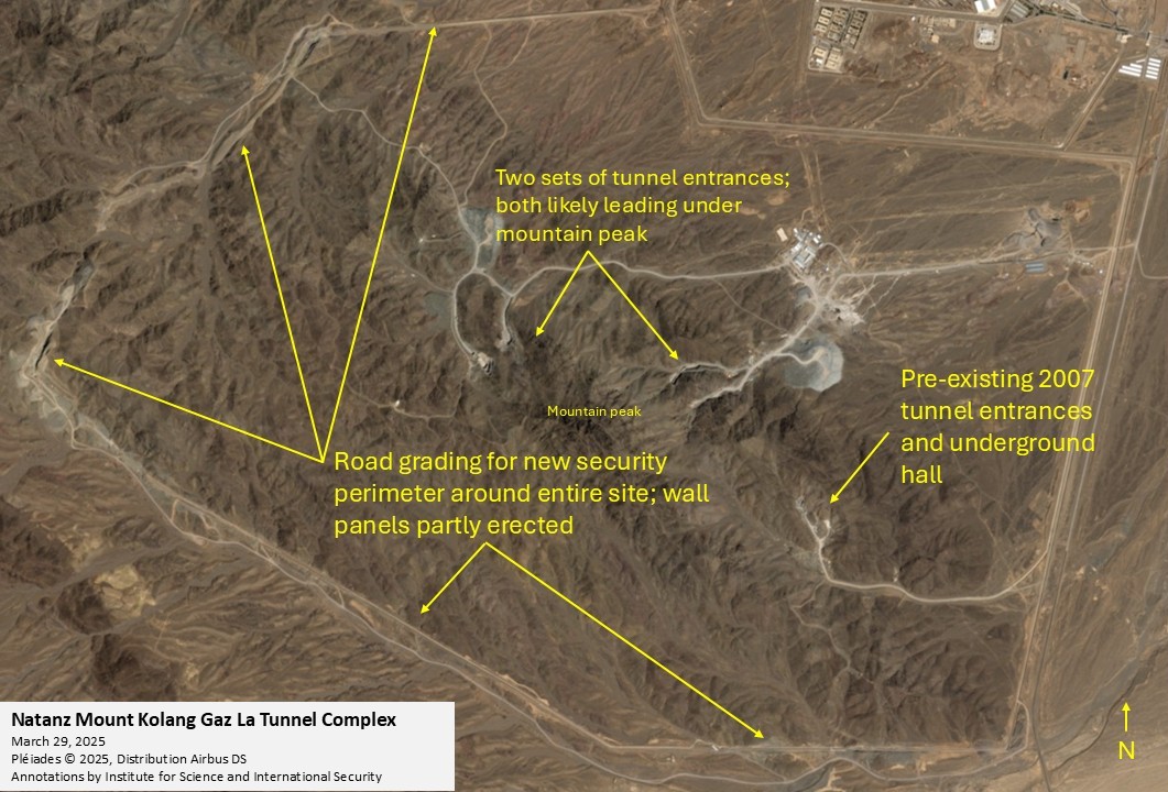 Satellite Image Shows Iran Reinforcing Nuclear Complex - Newsweek