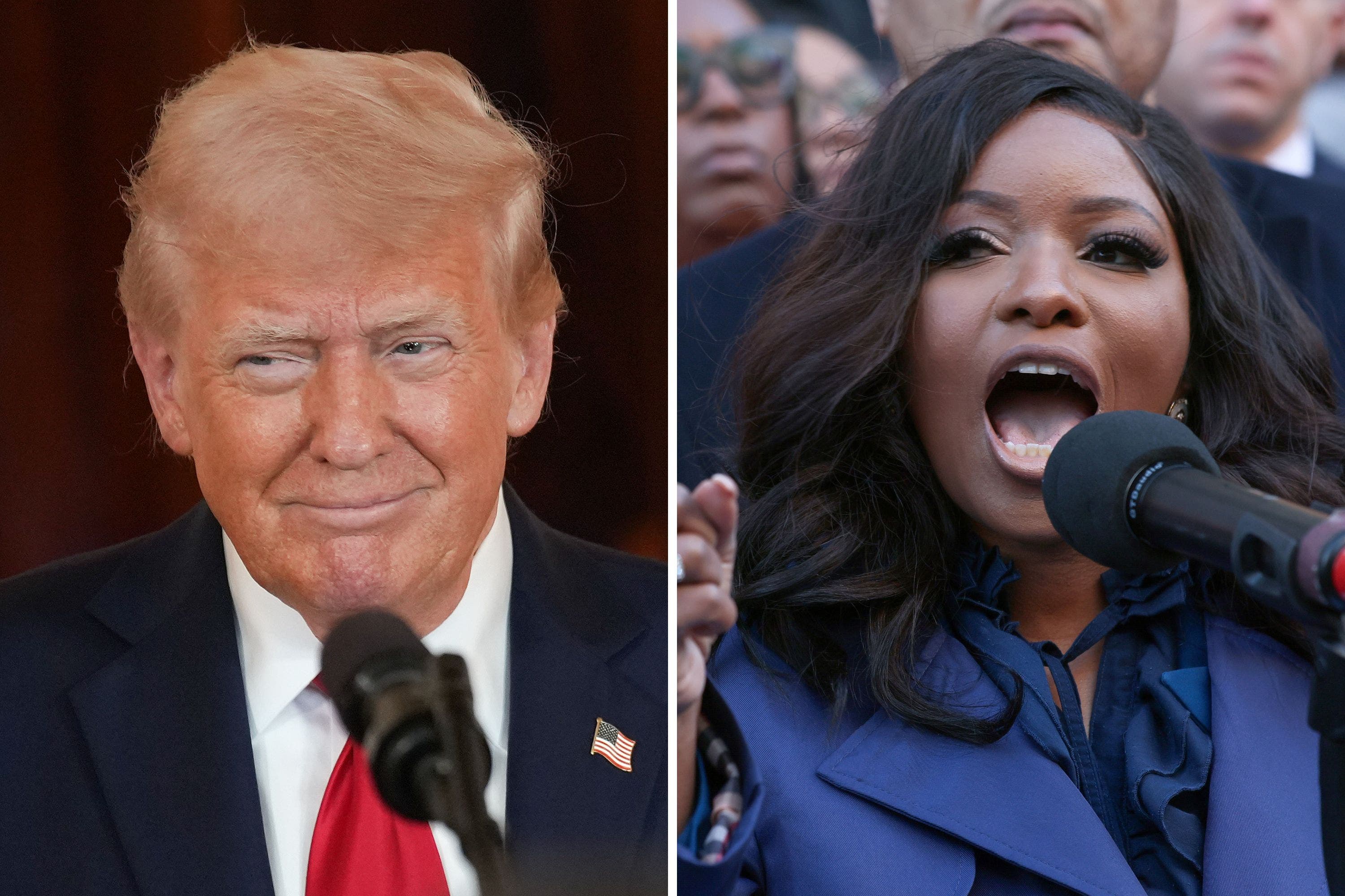 Jasmine Crockett Reacts to Donald Trump Calling Her a 'Low IQ Person' - Newsweek