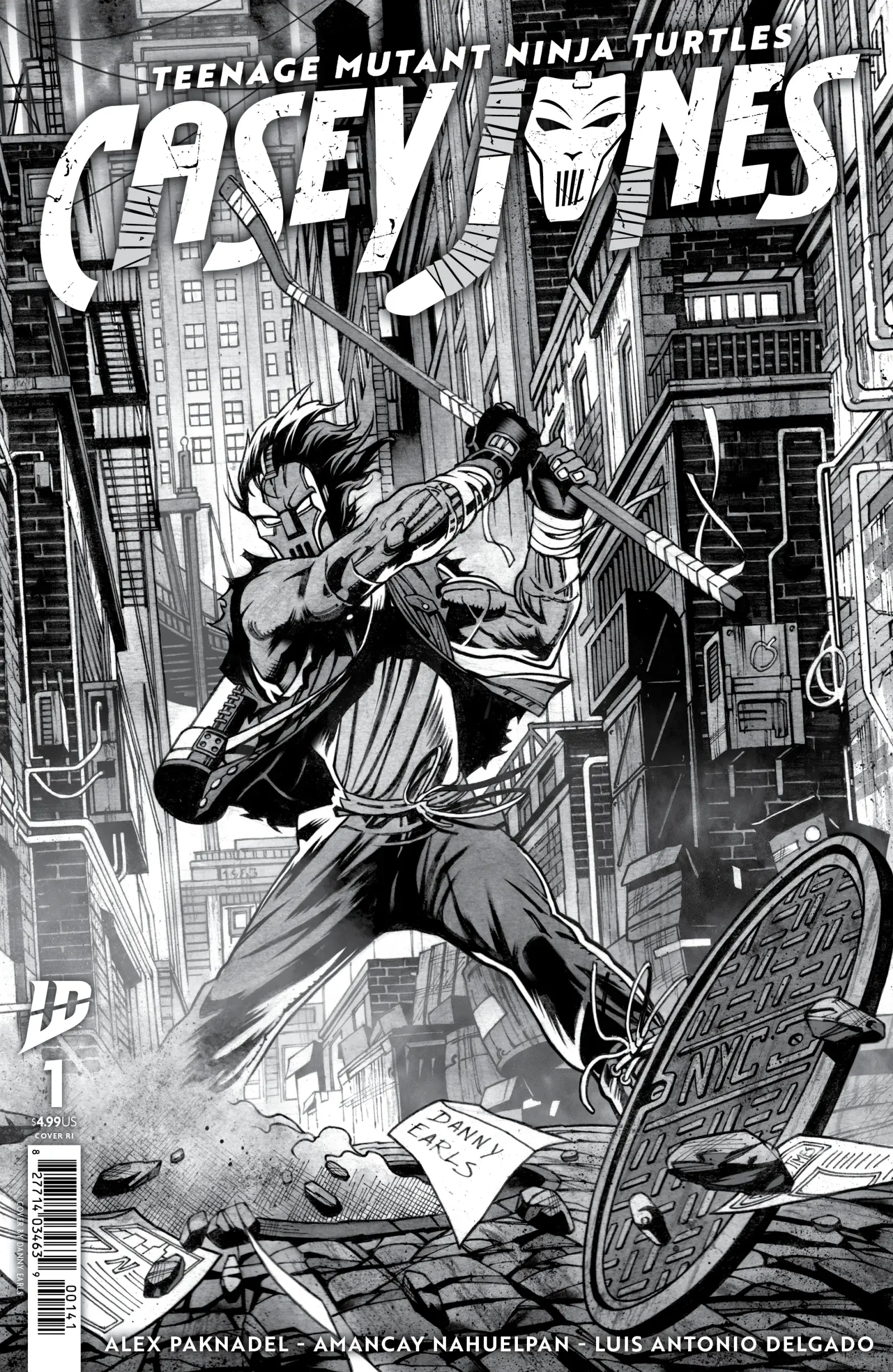 'Casey Jones' white cover variant