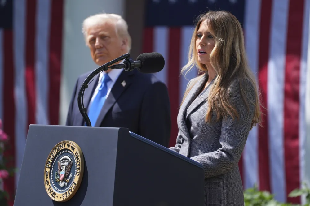 Melania Trump Makes Rare Public Appearance to Sign ‘Revenge Porn’ Bill