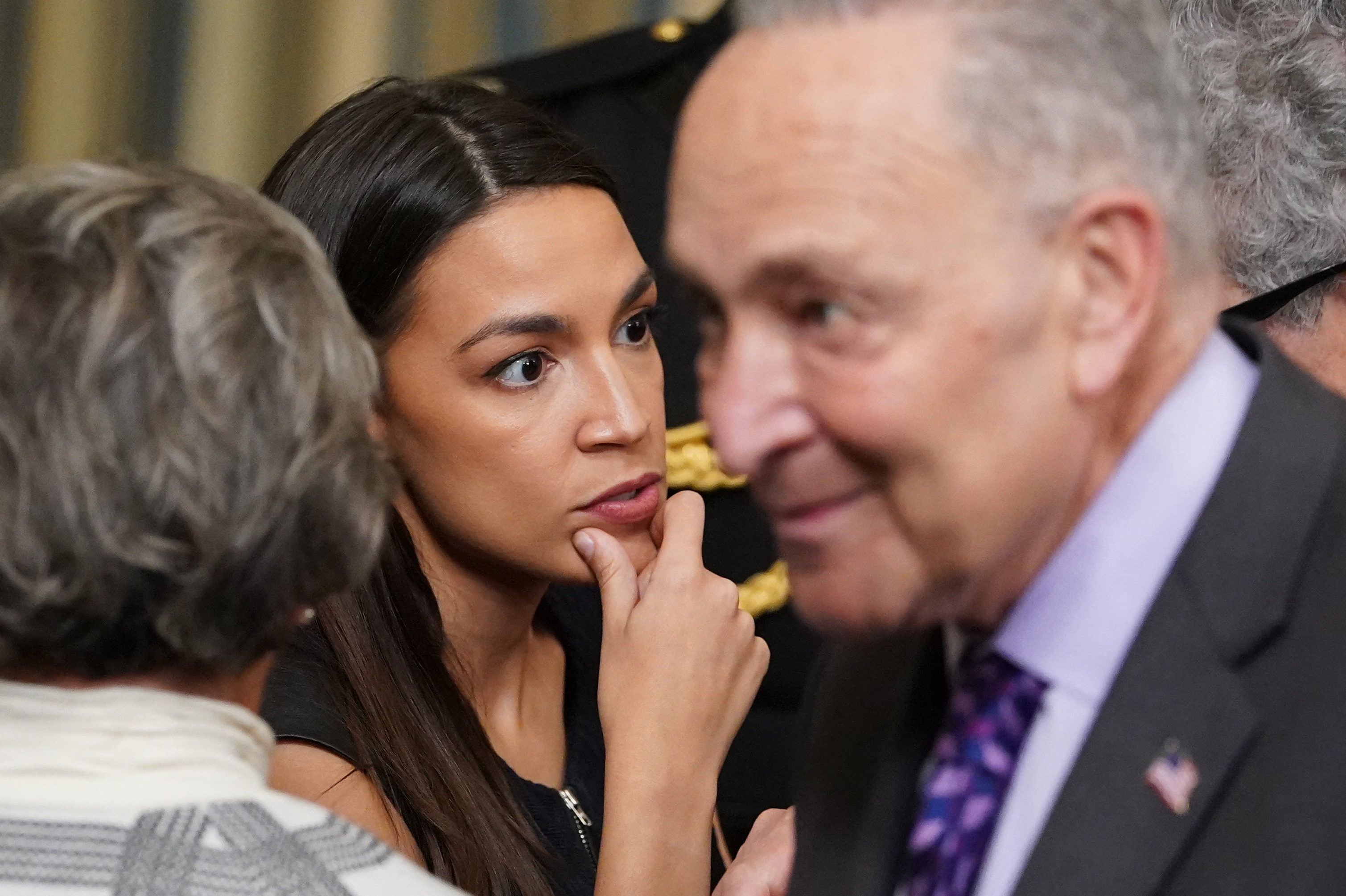 AOC Edges Out Chuck Schumer by Double-Digit Margin in New Poll - Newsweek