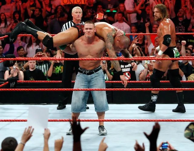 WWE John Cena Randy Orton Triple H