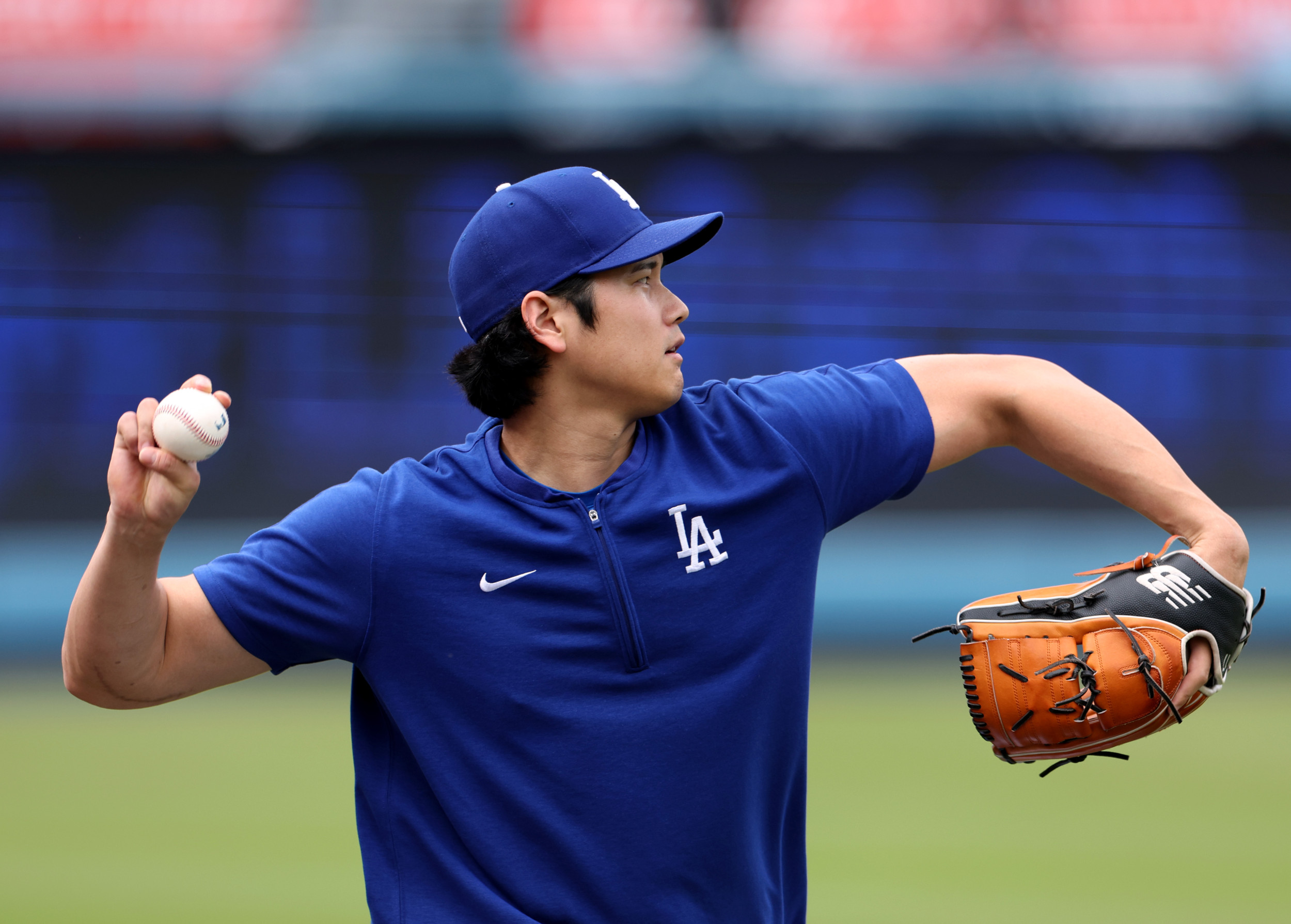 Dodgers' Shohei Ohtani Throws Second Live Bullpen as Recovery