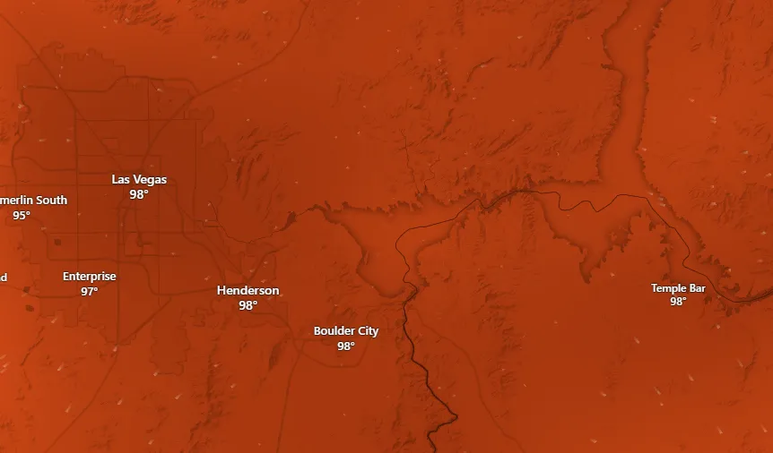 People in Las Vegas Warned of Extreme Heat Wave, 110 Degrees Forecast ...