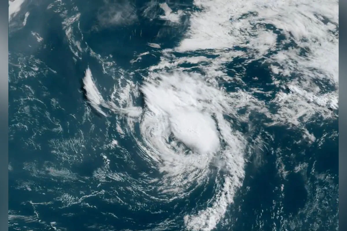 Satellite Image Shows First Named Storm of the Atlantic Hurricane ...