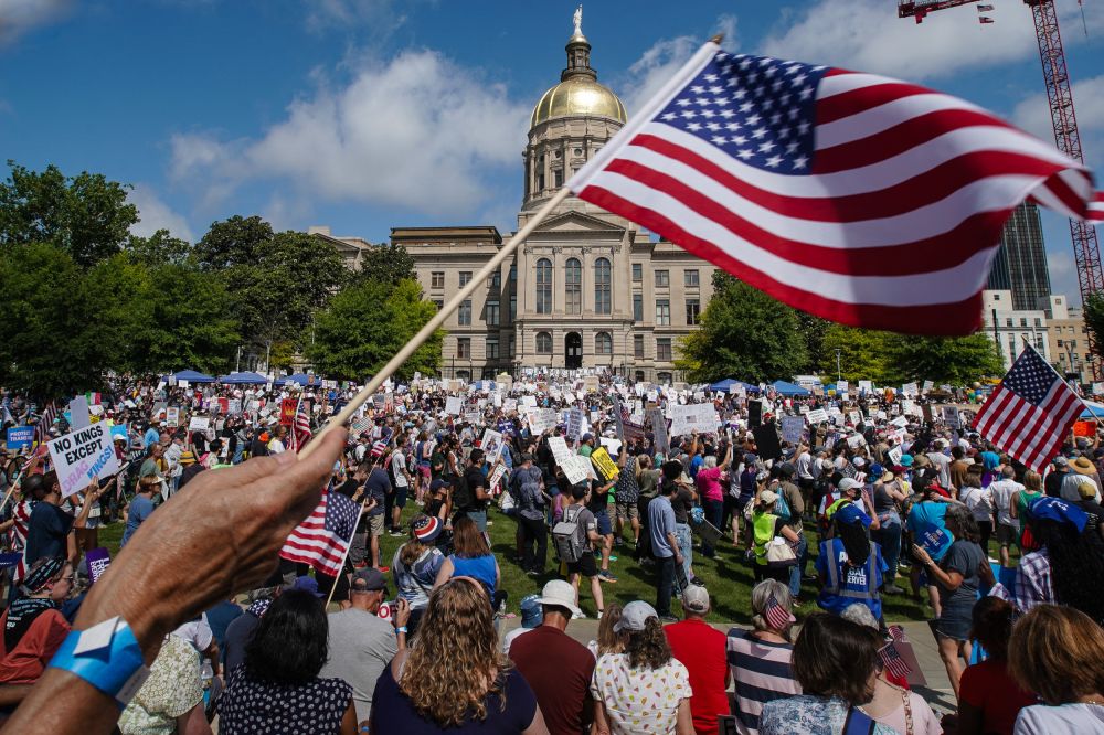 ‘Free America’: Anti-Trump Protests Taking Place Nationwide on 4th of ...