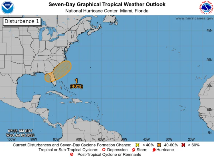 Potential Tropical Storm Chantal Map Shows States at Risk - Newsweek