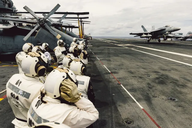 US and China’s Aircraft Carriers Show Force in Contested Waters - Newsweek