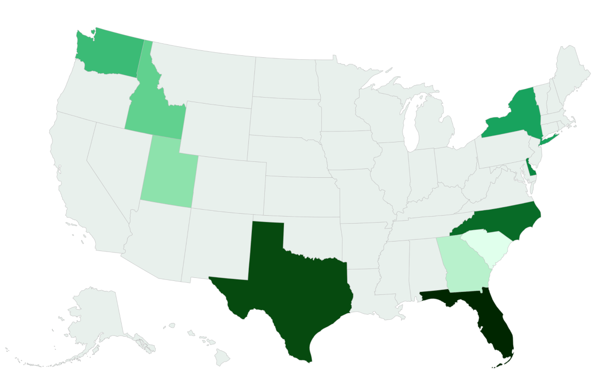 Map Shows States Most and Least Prepared for Recession - Newsweek