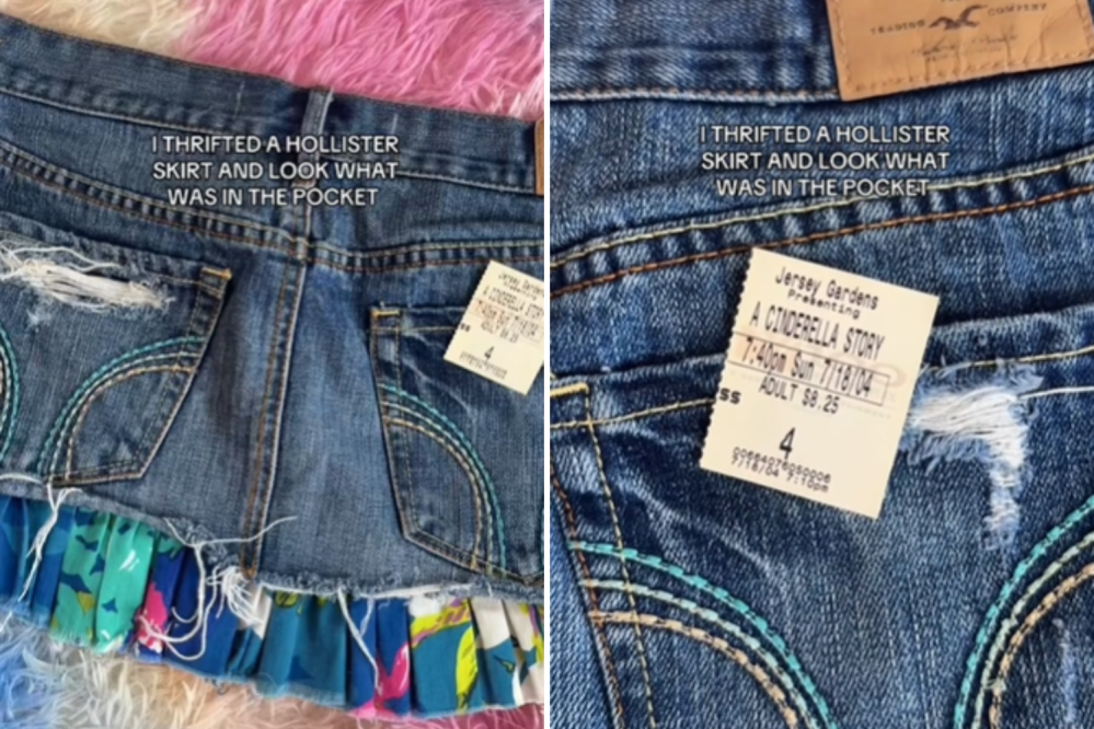 Gen Zer Thrifts 2000s Skirt, Can’t Believe What She Finds in the Pocket
