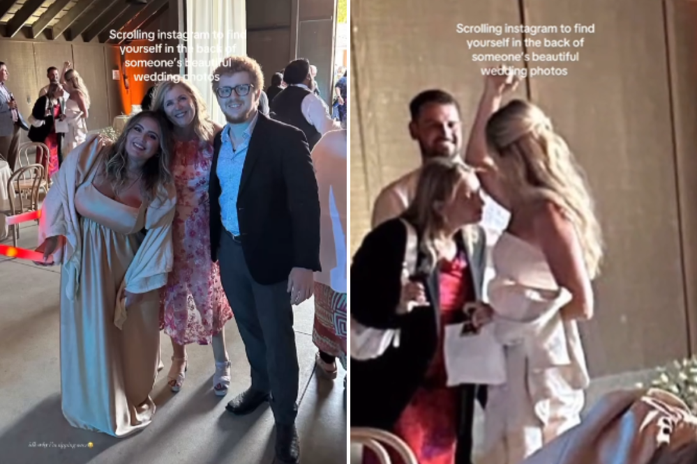 It Looked Like a Perfect Wedding Photo, Until She Zoomed In