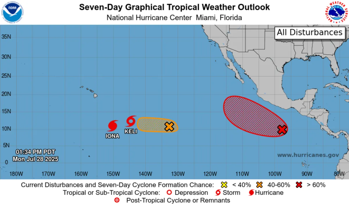Three Tropical Storms May Form at the Same Time - Newsweek