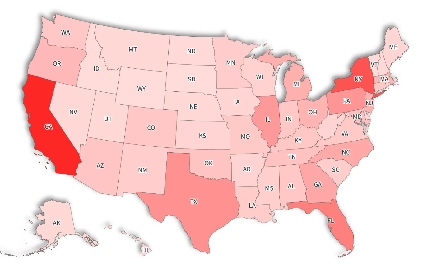 Map Shows States Paying Most—and Least—for SNAP Under Trump Bill - Newsweek