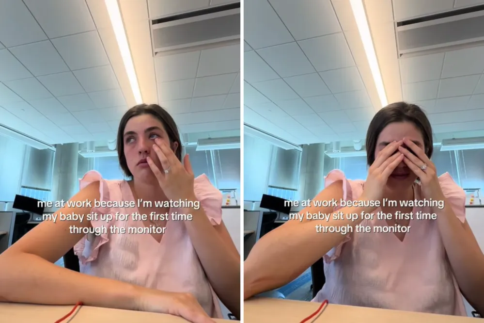 Working Mom Left in Tears Over What She Sees on Baby Monitor - Newsweek