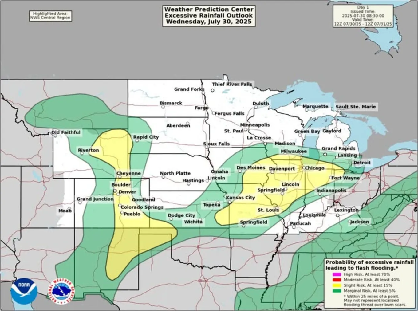 Map Shows 5 States Under Threat of Monsoonal Storms - Newsweek