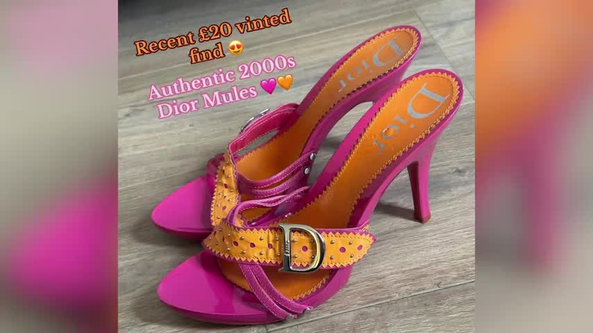 Woman Finds Vintage Dior Sandals for Under $30—Then Discovers