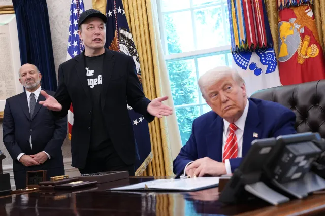 elon musk donald trump oval office