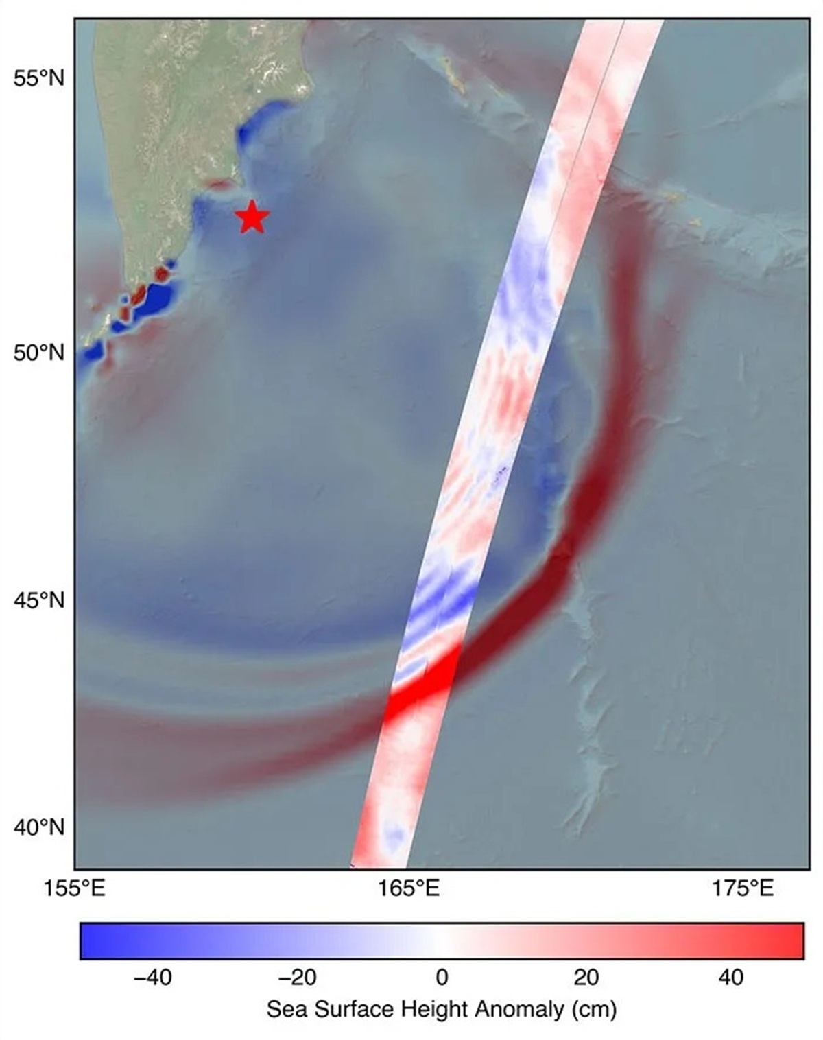 Satellite Image Shows Tsunami Triggered by Massive Russian