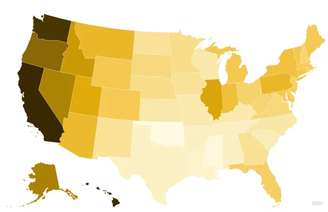 Map Shows States With the Highest—and Lowest—Gas Prices - Newsweek