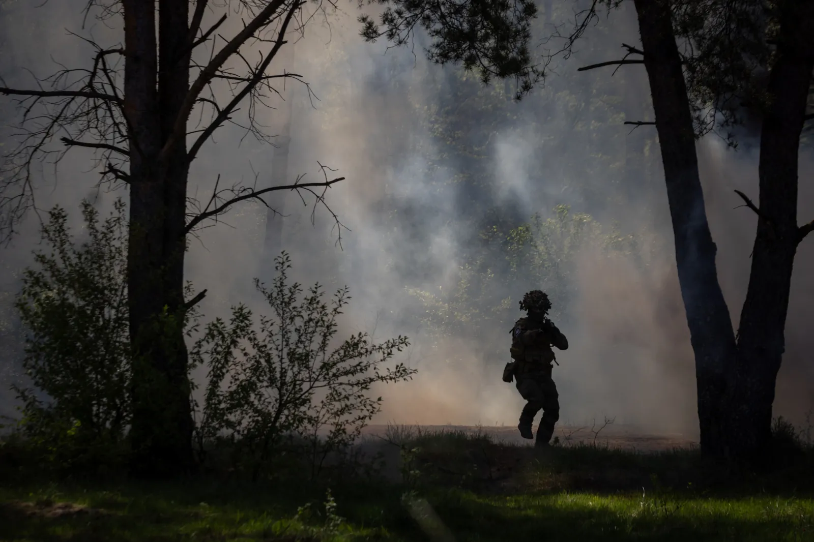 French soldier training in Poland
